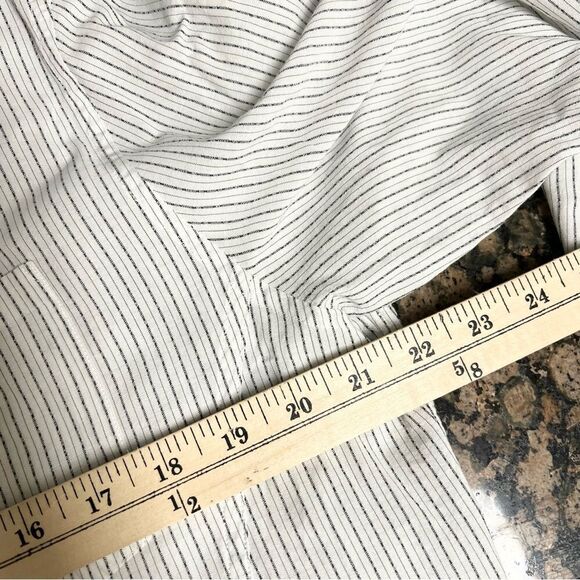 John Varvatos Button Up Shirt Mens Size L Striped Cotton Business Casual - Picture 6 of 7